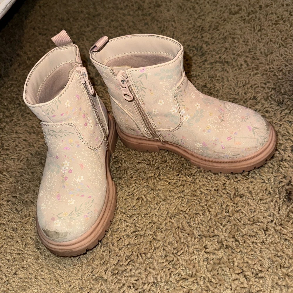 Floral Kids Boots